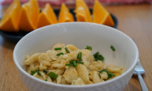German Spätzle with Garlic Butter Sauce